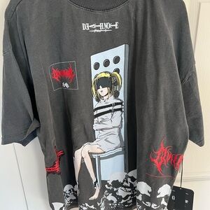 Death Note Misa Graphic Tee - Black and Red